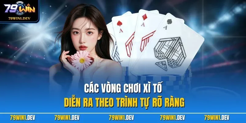 Xì Tố 79WIN | Hấp Dẫn Với Luật Chơi Đậm Tính Chiến Thuật 4 Các vòng chơi xì tố diễn ra theo trình tự rõ ràng